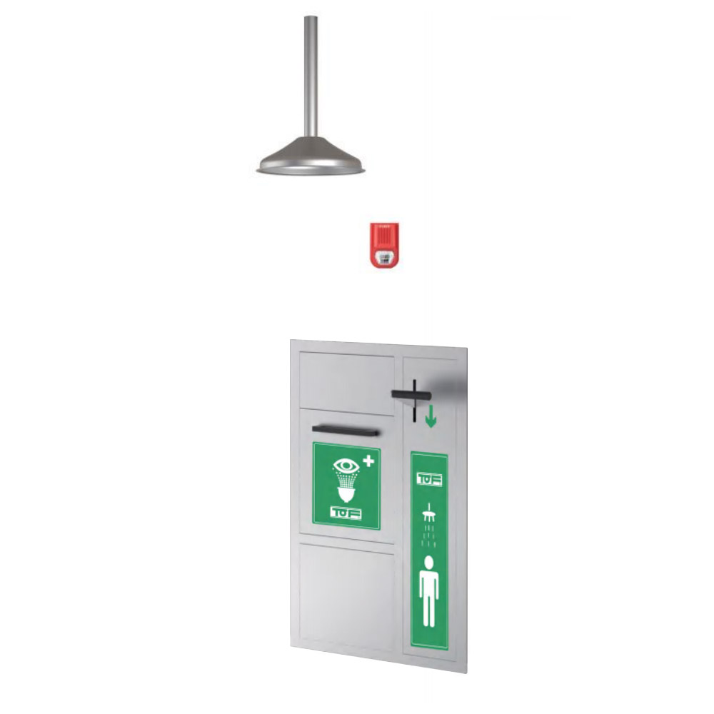 Embedded emergency eye wash device KC 20